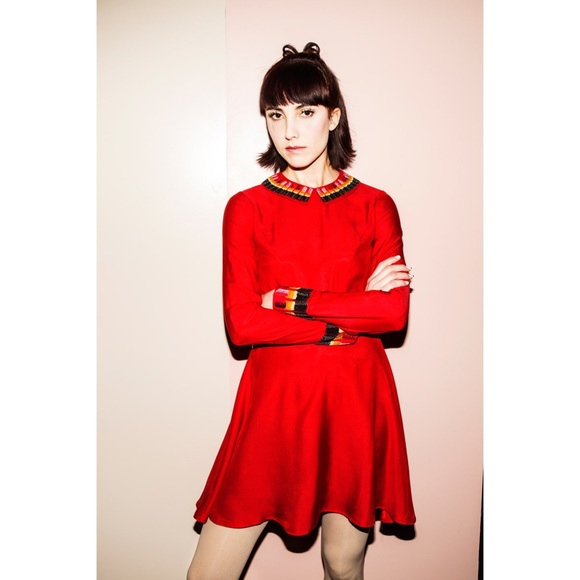 Rachel Antonoff Dresses & Skirts - Rachel Antonoff Lipstick Sequin Jessica Dress Sz 2
